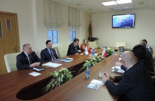 The administration of FEZ Grodnoinvest was visited by the executive group of the Polish company GABI